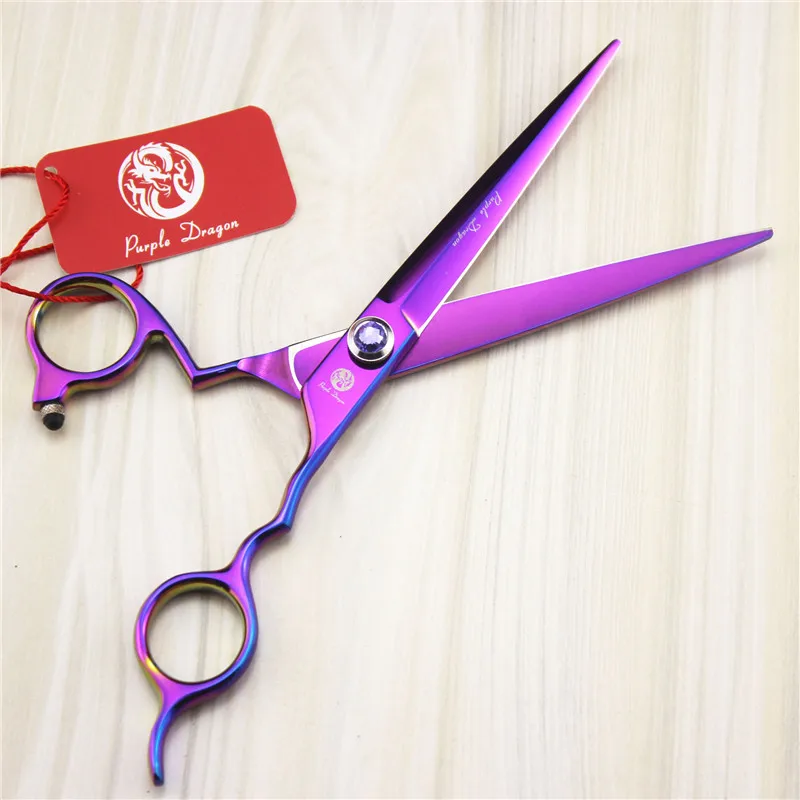 Фиолетовый дракон 7 дюймов фиолетовые ножницы для собак кошек профессиональные