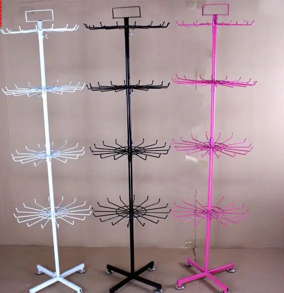 Following from the rack. Wrought iron socks display shelf. Jewelry shelves. The floor can rotate. jewelry display storage rack earrings necklace bracelet ring holder shelf jewelry organizer stand holder