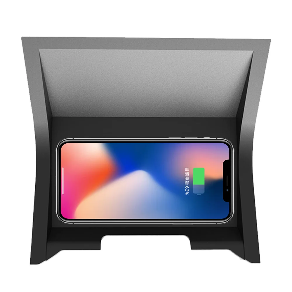 

QI Wireless Car Charger ForLand Rover Velar 2017-2019 Intelligent Infrared Fast Wireless Charging Phone Holder