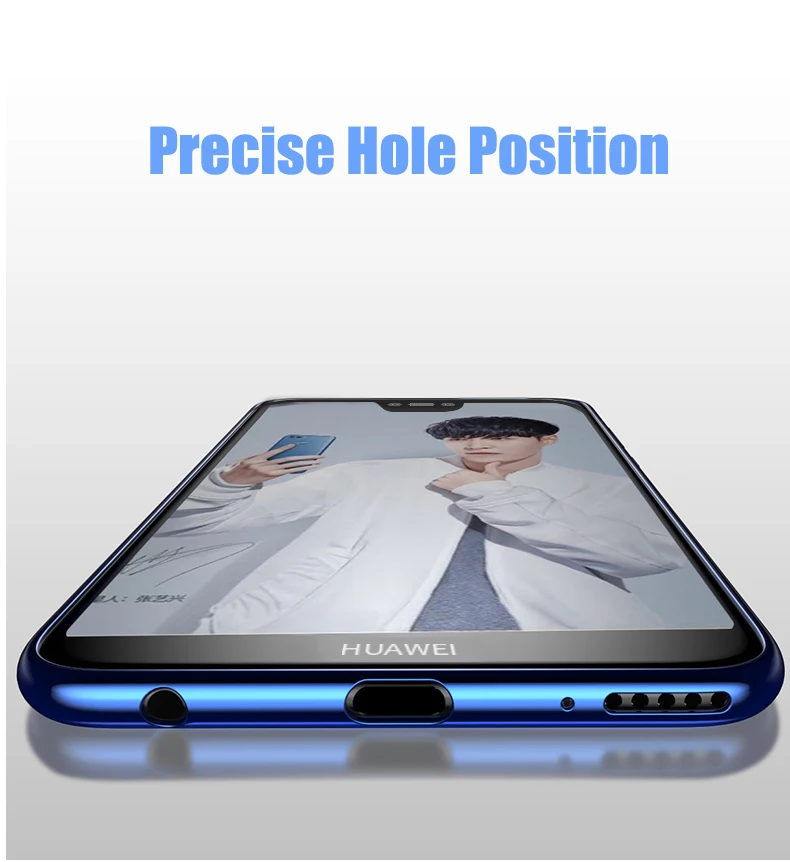 Чехол для Huawei Y9 2018/Huawei Enjoy 8 Plus TPU Защитный чехол мягкий силиконовый ультра тонкий