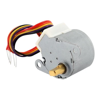 

PROMOTION!DC 12V CNC Reducing Stepping Stepper Motor 0.6A 10oz.in 24BYJ48 Silver