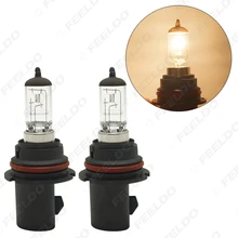 FEELDO 50 шт. автомобиль 9004 80 Вт 12 в белый Foglight галогенные лампы Автомобильные фары# CA2861