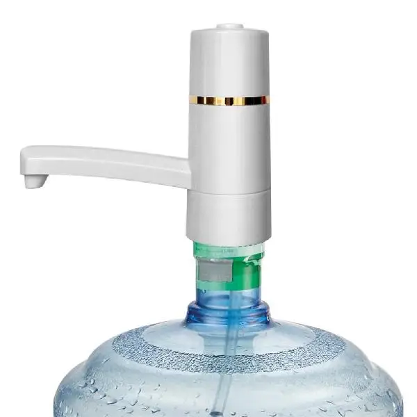 Adoolla портативное зарядное устройство USB питьевой фонтан диспенсер воды для барреллированной воды - Цвет: white