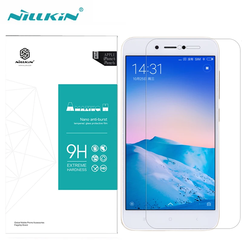 Nillkin For Xiaomi Redmi 5A Tempered Glass Film Amazing H 0.33 mm Anti-Explosion Screen Protector For Xiaomi Redmi 5A 5.0 inch