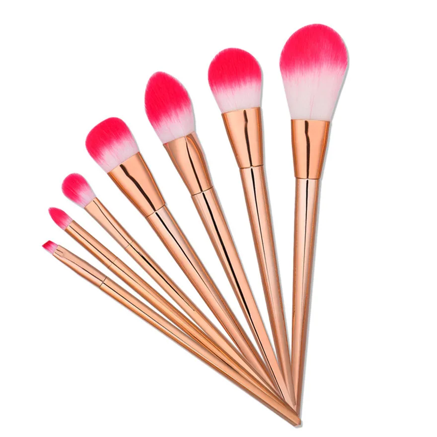 

High Quality 7PCS Cosmetic Makeup Brush Brushes Set Foundation Powder Eyeshadow Free Shipping