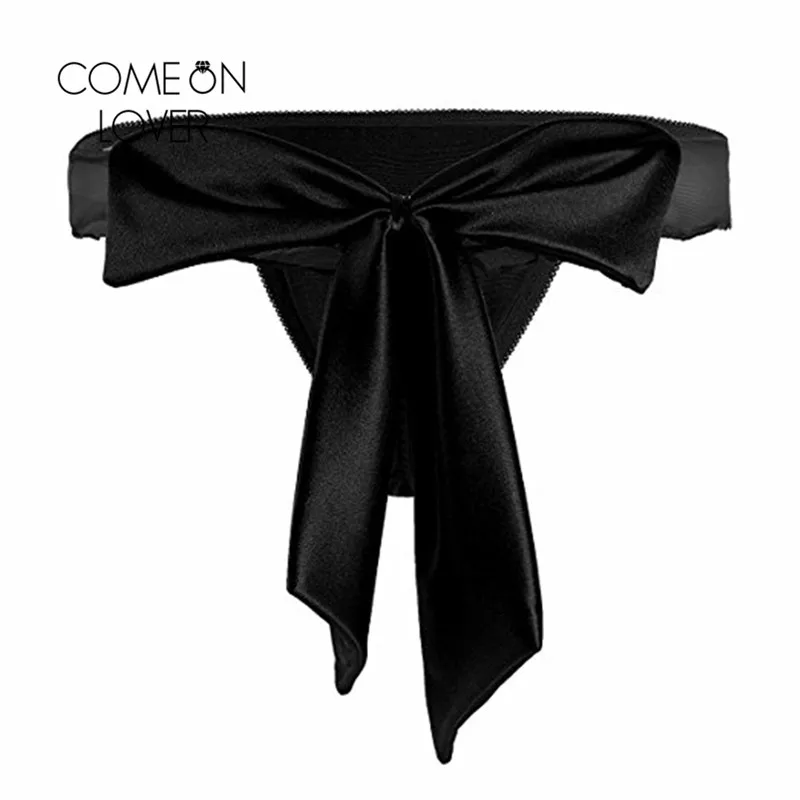

Comeonlover Newest Women Briefs Stain Nylon With Big Bows Sexy Women Panties With Peplum Tanga Womens Underwear Lingerie PI5082