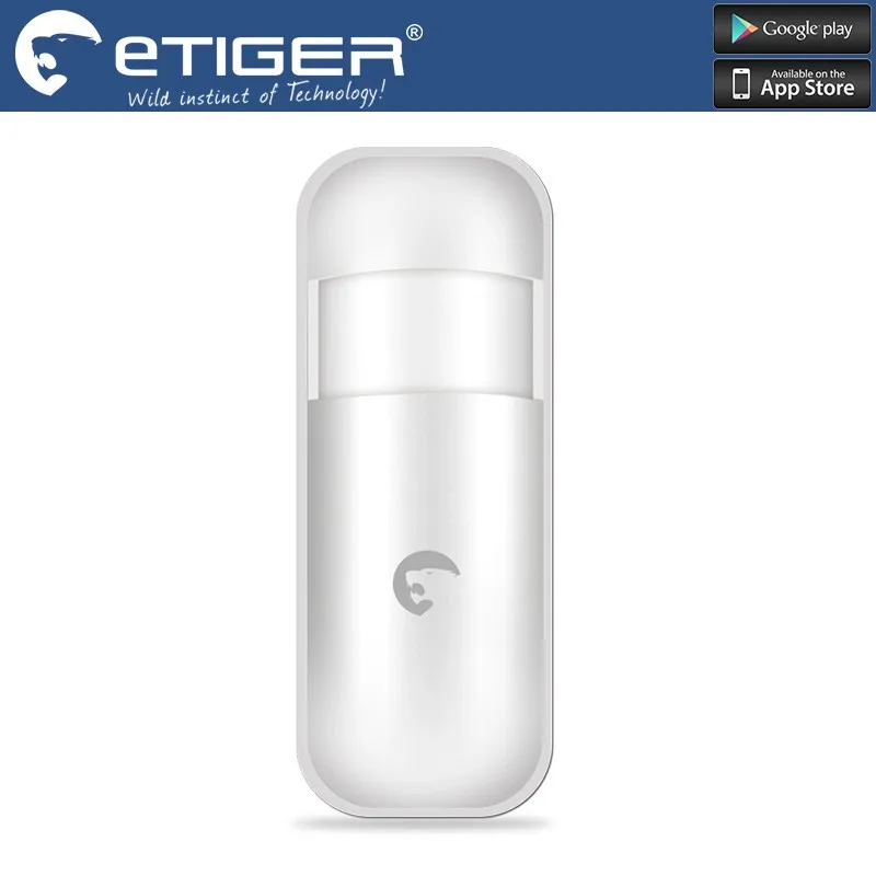 ETIGER CD1A Беспроводной Шторы PIR детектор движения для eTIGER сигнализация S4/S3B