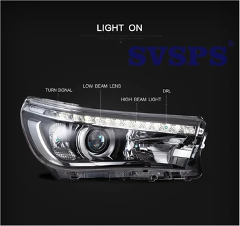 

High Quality Car Styling Left Right Headlight Head Lamp H7 Xenon HID Lamp For Toyota Revo 2016-2017