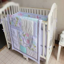 Комплект постельного белья для детей из 7 предметов, детское одеяло с бабочкой и бампером, юбка для детской кроватки, детское постельное белье для мальчиков, детские товары, Комплект постельного белья