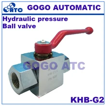 Высококачественный гидравлический шарик давление клапан KHB-G2 резьба из углеродистой стали высокий шарик давление клапан