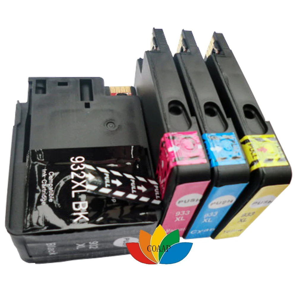 Совместимый чернильный картридж для hp 932 / 933 OfficeJet 6600 6100 6700 e All in One (чип V3) 4
