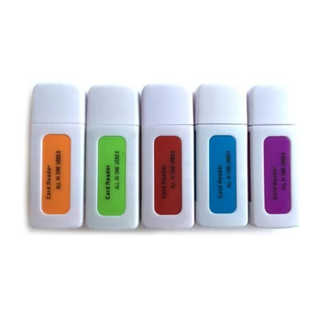 

Etmakit Card Adaptor USB 2.0 4 in 1 Memory Card Reader for M2 SD MS TF Card Adaptor Random Color