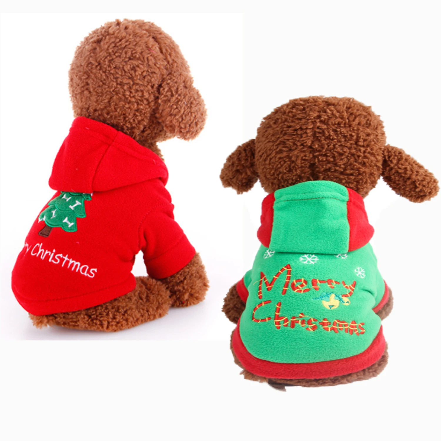 

2019 Fleece Winter Dog Clothes Funny Pet Costume Warm Dog Coat for Small Dogs Clothing Puppy Hoodies Christmas clothes