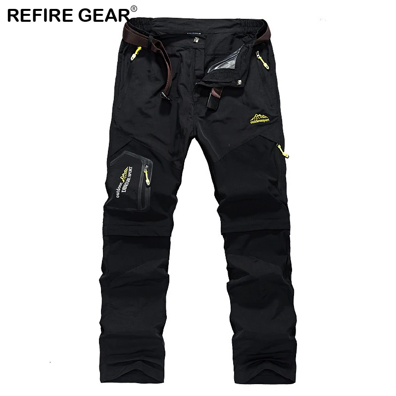 Refire gear, новинка, спортивные штаны для мужчин, съемные, быстросохнущие, для улицы, тактические, для прогулок, камуфляжные штаны, для рыбалки, кемпинга, дышащие брюки