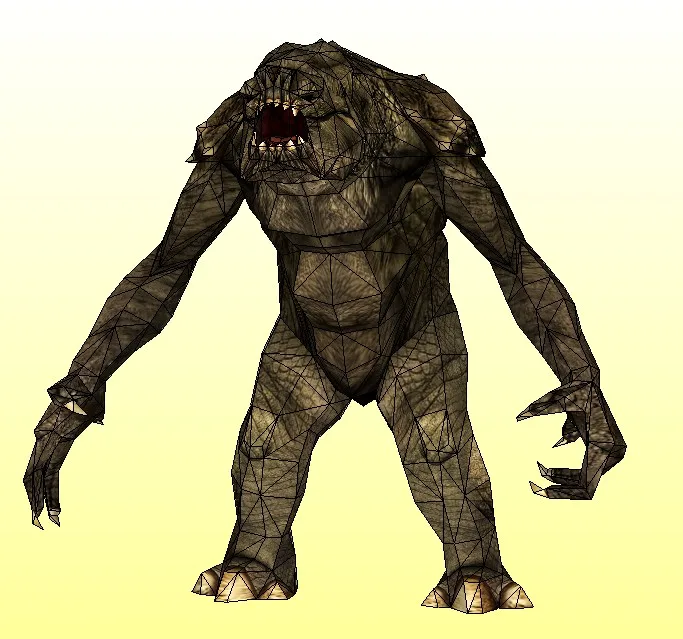 

Star Wars Rancor Biologic Handmade DIY Film Peripheral Paper Model 32 Cm High