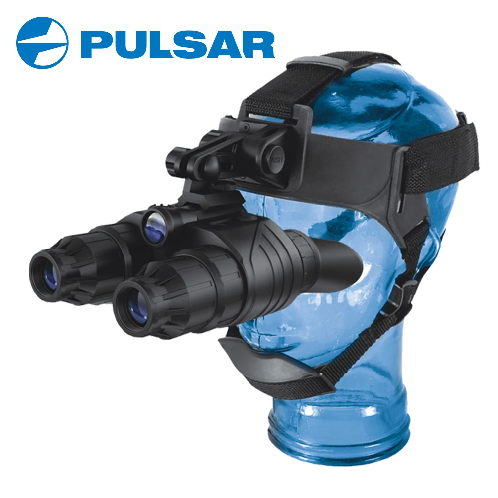 

Pulsar Super 1st+ Generation Binoculars Goggles Edge GS 1x20 Night Vision Compact Head Mount Hunting Tactical #75095 Black
