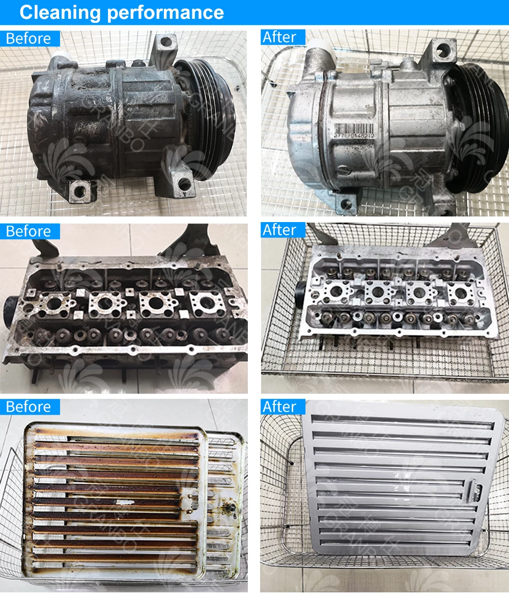 3.2L Ультра звуковой очиститель ванны 120 Вт 40 кГц с таймером нагревателем из нержавеющей стали бытовой звуковой чистящей машины ювелирные изделия очки монеты