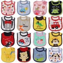 Детские нагрудники для мальчиков и девочек, водонепроницаемый фартук, мультяшное полотенце для малышей, банданы для малышей