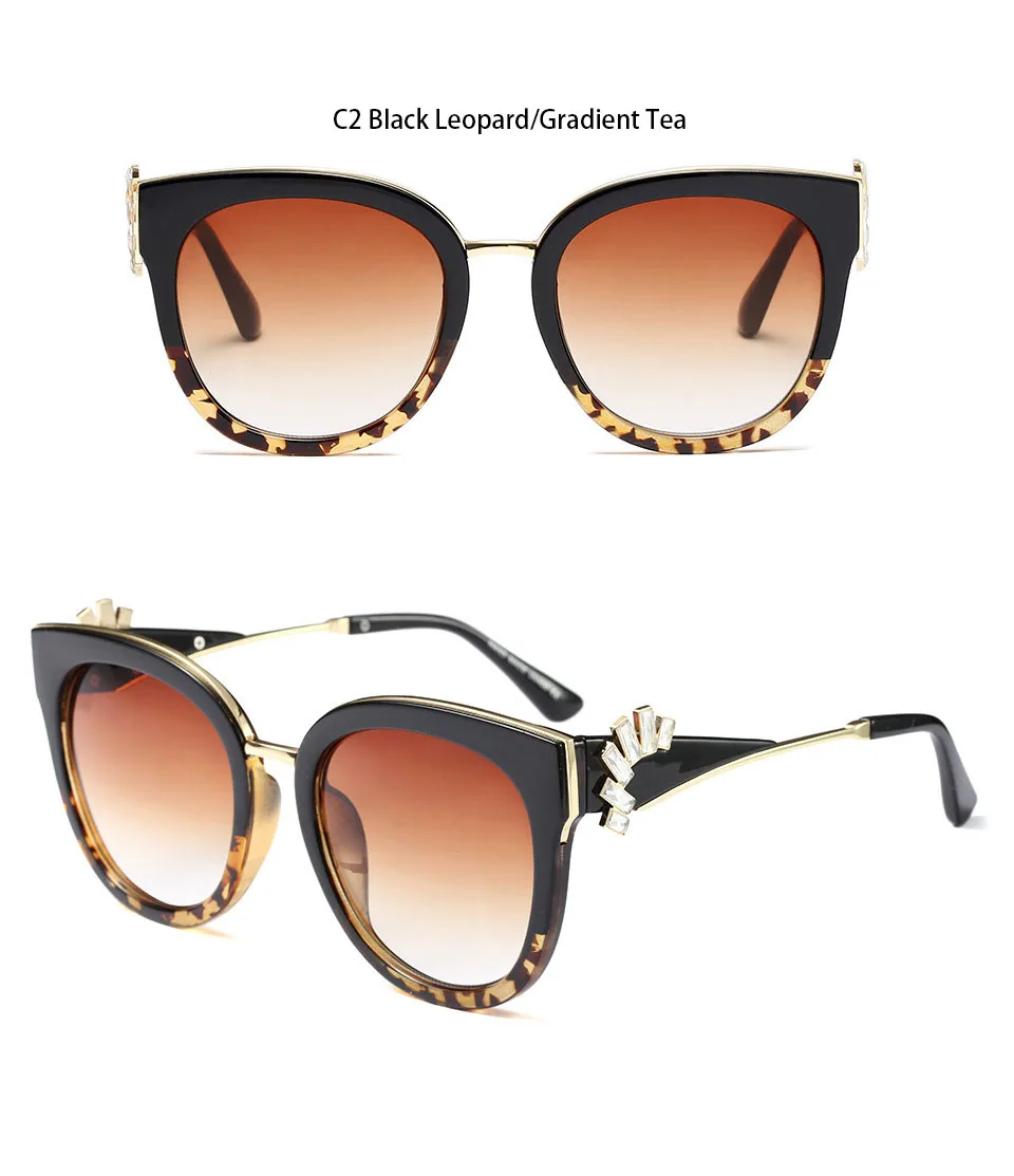 Oversized Crystal Acetate Black Cat Eye Sunglasses 2018 HTB1NNJSf50TMKJjSZFNq6y 1FXaX - Oversized Crystal Acetate Black Cat Eye Sunglasses 2018