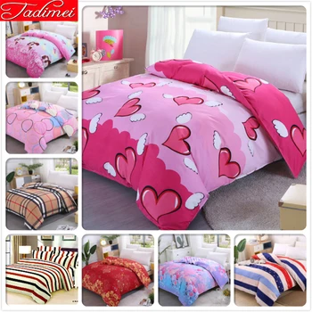 

Thick Botany Cotton 1 piece Duvet Cover Child Kids Single Twin Quilt Comforter Blanket Case Bedding Bag Student School 150x210