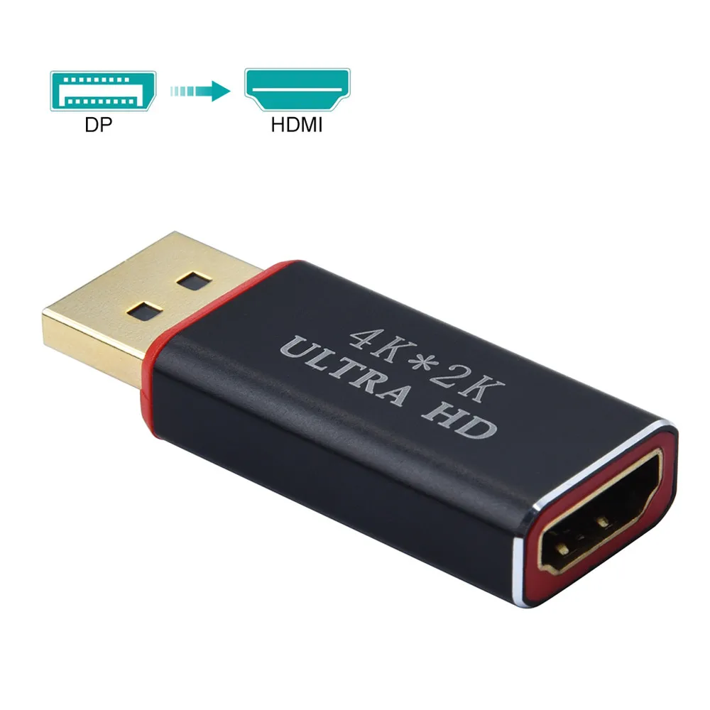 Ультра HD Разрешение 4K порт дисплея к HDMI Мужской Женский адаптер конвертер DisplayPort
