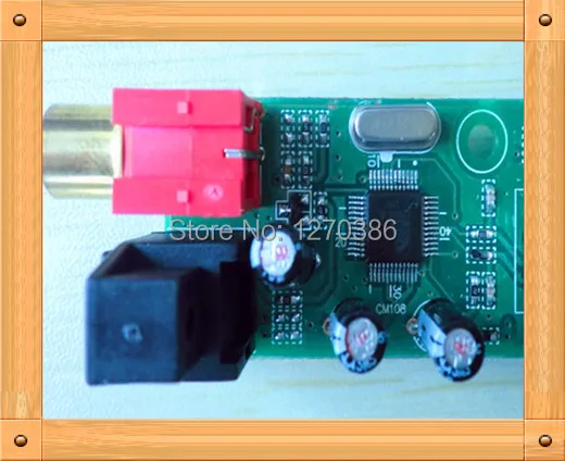 Бесплатная доставка! USB звук для коаксиального/оптического/SPDIF/DTS/AC3 Модуль платы