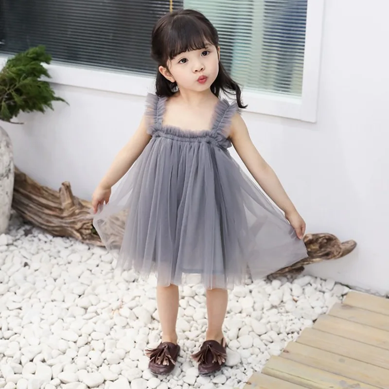 CROAL CHERIE Children Clothes Kids Girls Wedding Party Princess Dress Sleeveless Lace Girls Summer Dress Fashion Kids Clothing  (7)