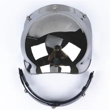 Vintage parabrezza di trasporto del motociclo casco harley bolla scudo pilota bolla casco visiera