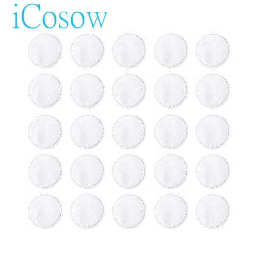

iCosow Reusable Makeup Remover Pads 10 Packs, Washable Organic Bamboo Cotton Rounds, Toner Pads, Facial Soft Cleansing Wi