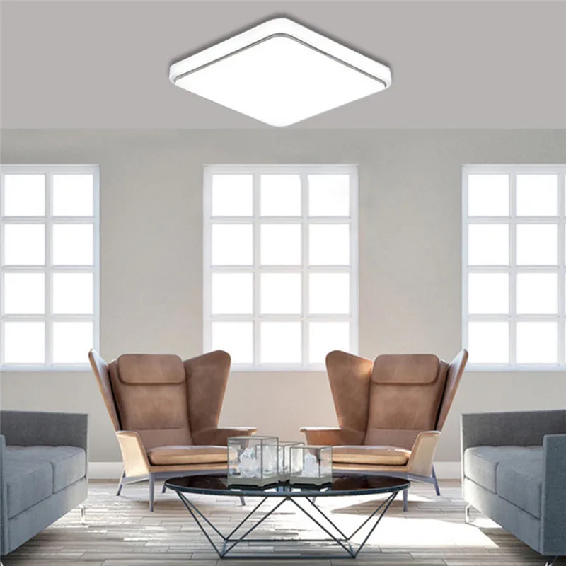 Billige 24W 30cm X 30cm Platz Led deckenleuchte Lampe Weiß Licht Unterputz Schlafzimmer Leuchte lampe für Wohnzimmer