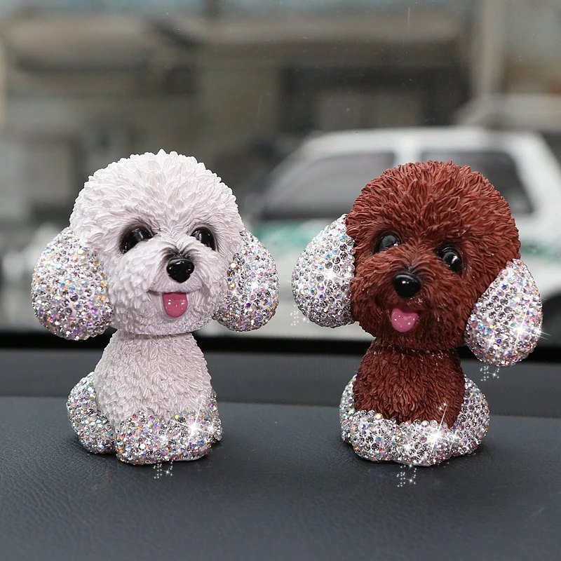 Crystal-Car-Ornaments-Cute-Shaking-Head-Nodding-Dog-Puppy-Figurines-Bobblehead-Dog-Toys-Car-Interior-Decoration-7