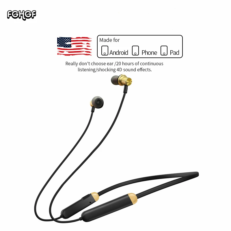 

Sports Bluetooth headset running fitness in-ear wireless bluetooth earphone earbuds suitable for iphone Android phone