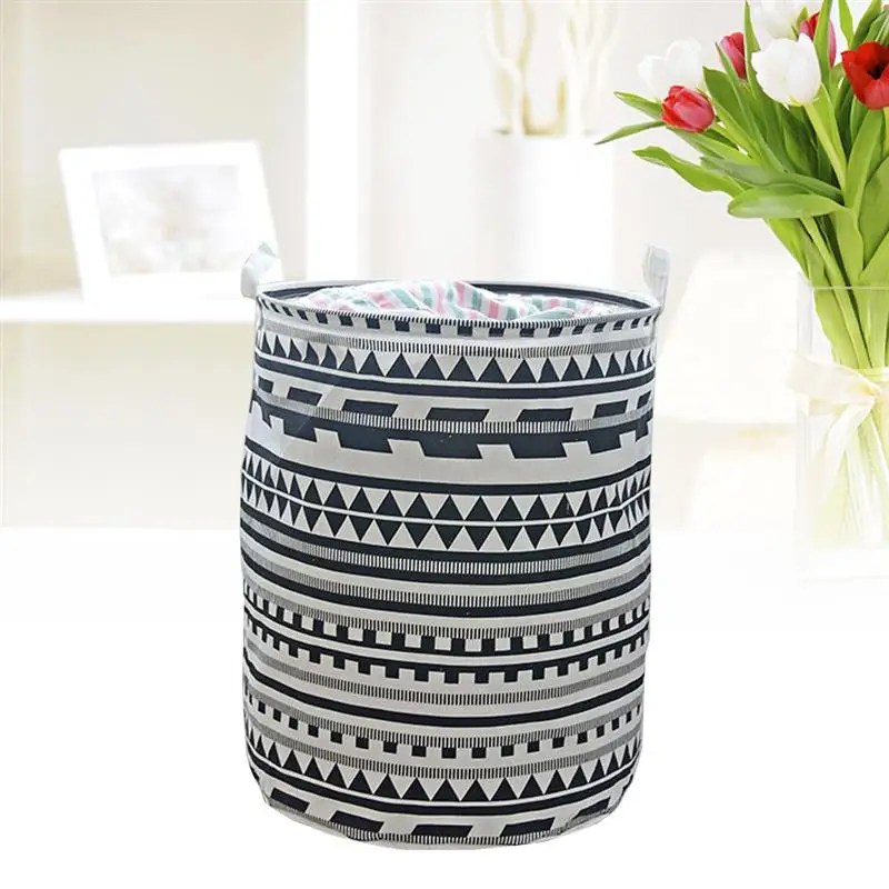 1 قطعة أشتات سلة التخزين القطن و الكتان للماء جمع سلة الغسيل تعرقل تخزين منظم للمطبخ