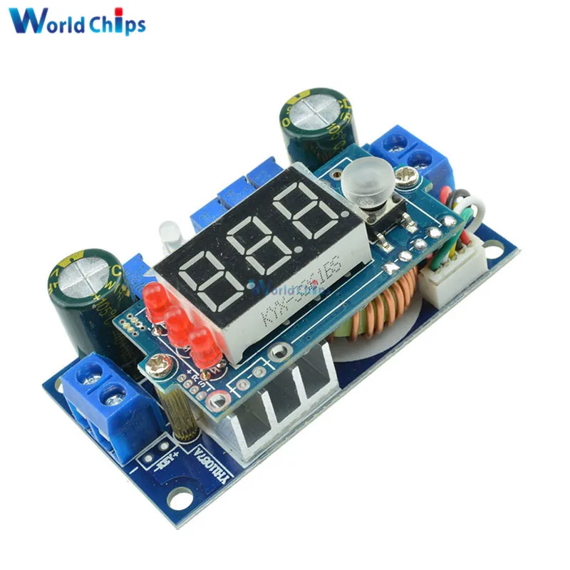 5A CC//CV MPPT Solar Panel Controller Charging Module LED DC-DC Step-down NEW
