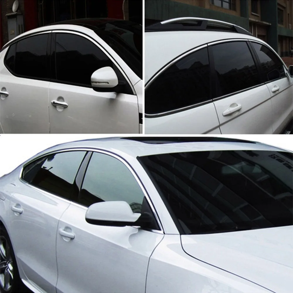 

50cm x 6m Window Tint Film Black Glass VLT 50% Roll 2 PLY Auto Car Glass Solar Protection Car Window Film