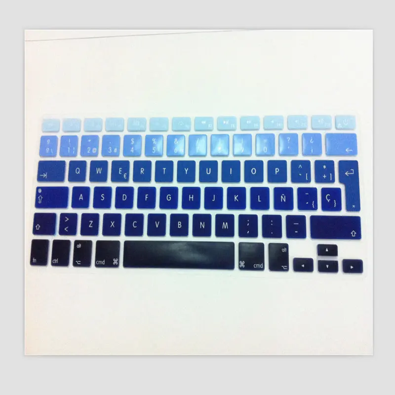 Для MacBook Pro 13 &quot15&quot Retina (2 шт.) наклейка для клавиатуры с испанской раскладкой и