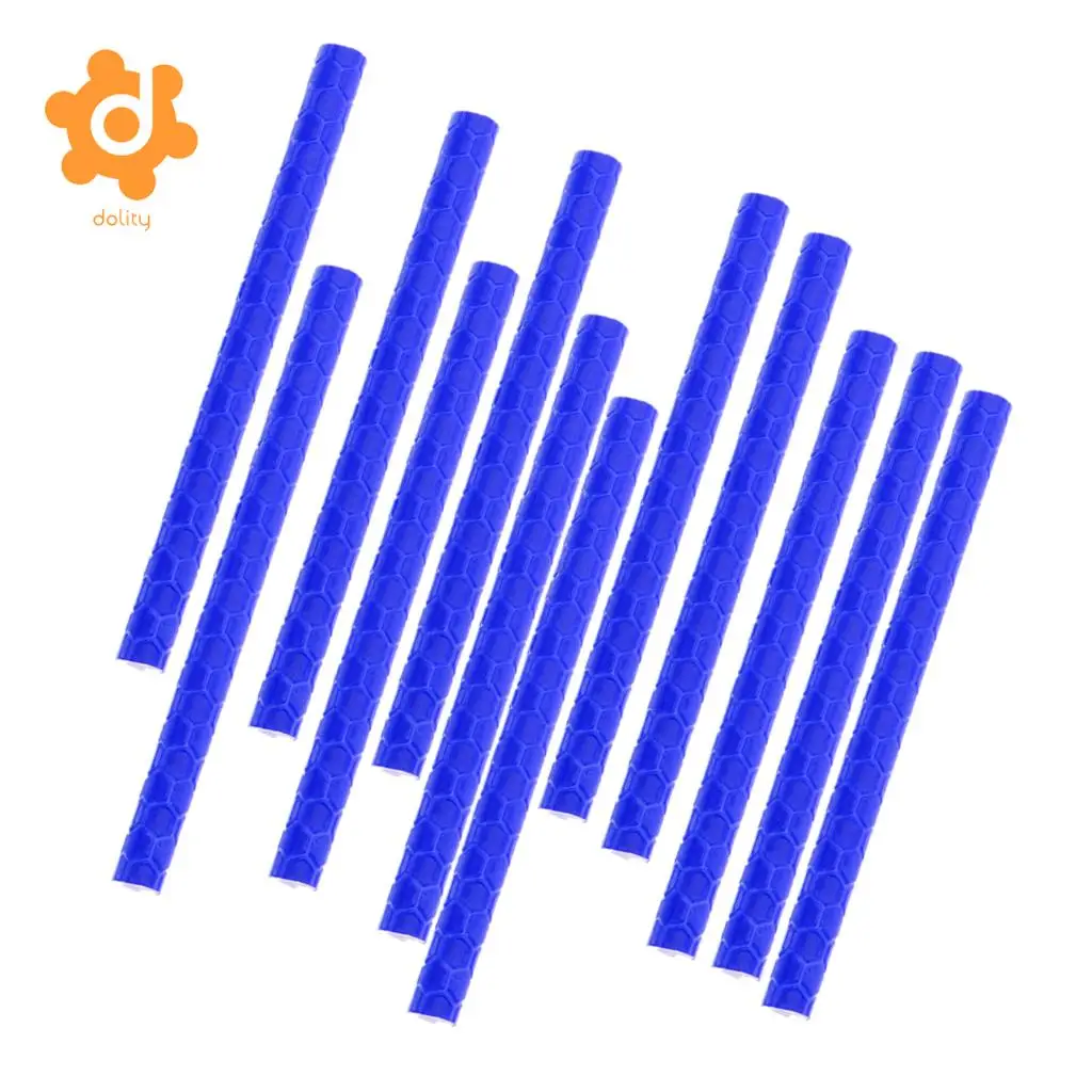 12pcs Bike Spoke Rod Wheel Reflector Reflective ABS Safety Tube Cooler with reflective spokes for all kinds of bicycles