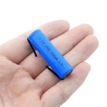 1/2/4 шт. Перезаряжаемые литий 14500 Батарея с " сделай сам" вам на почту после оплаты! Светодиодный вспышка пульта дистанционного Управление 3,7 V 1500 мА/ч, литий-ионный аккумулятор Батарея