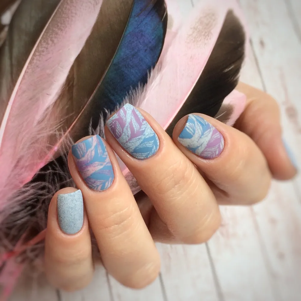 KADS перо Overprin Дизайн ногтей набор для стемпинга пластины шаблоны принт снимает