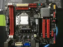 Используется, оригинальные платы для Biostar H55 HD LGA 1156 DDR3 для I3 I5 I7 процессор USB2.0 H55 настольных материнских плат, 100% испытанное хорошее