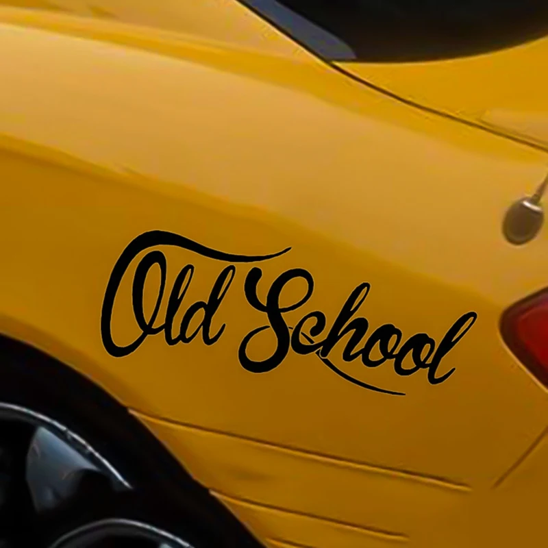 

Fashion Car Stickers OLD SCHOOL Vinyl Classic Car Styling Decal Sticker Car Accessories