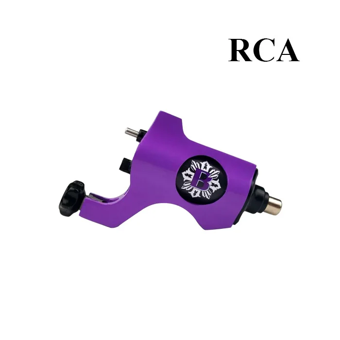 RCA Purple Лидер продаж стиль епископа татуировка машина для нанесения кремовых теней/вкладыш Регулируемый Электрический Ротационная Машина татуировки боди-арт тату поставки - Цвет: RCA Purple