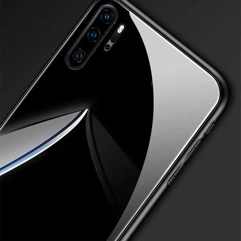 Роскошный зеркальный чехол XNRAPID из твердого стекла для huawei p30 lite pro p30pro p30lite, силиконовая задняя крышка для телефона