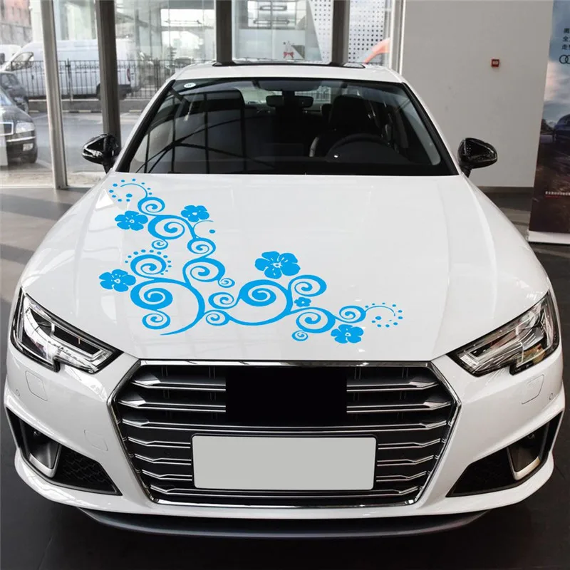 1 шт. Летний цветок Тотем капот автомобиль наклейка кузов автомобиля гонки