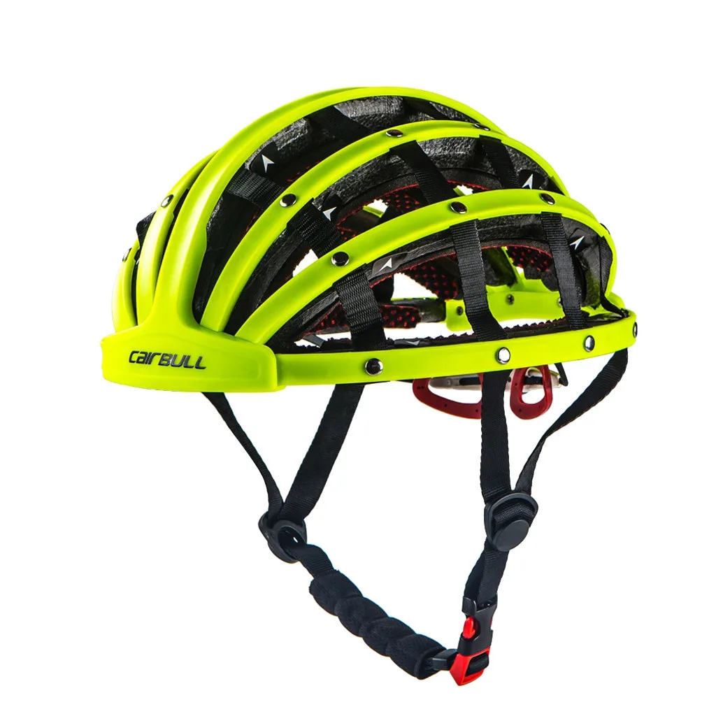 Новинка, складной велосипедный шлем, велосипедные складные ультралегкие велосипедные шлемы унисекс 56-62 см# NN524 - Цвет: Green