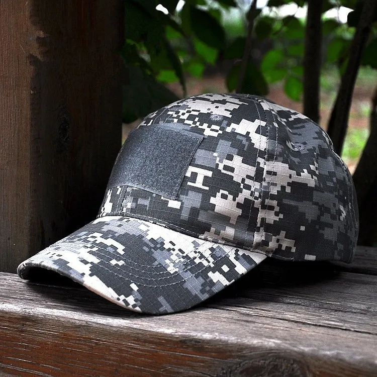 Snapback Camouflage Cap Winter Tactical Hat Patch Army Tactical Hunting Baseball Cap Unisex ACU CP Desert Cobra Camo Hat For Men