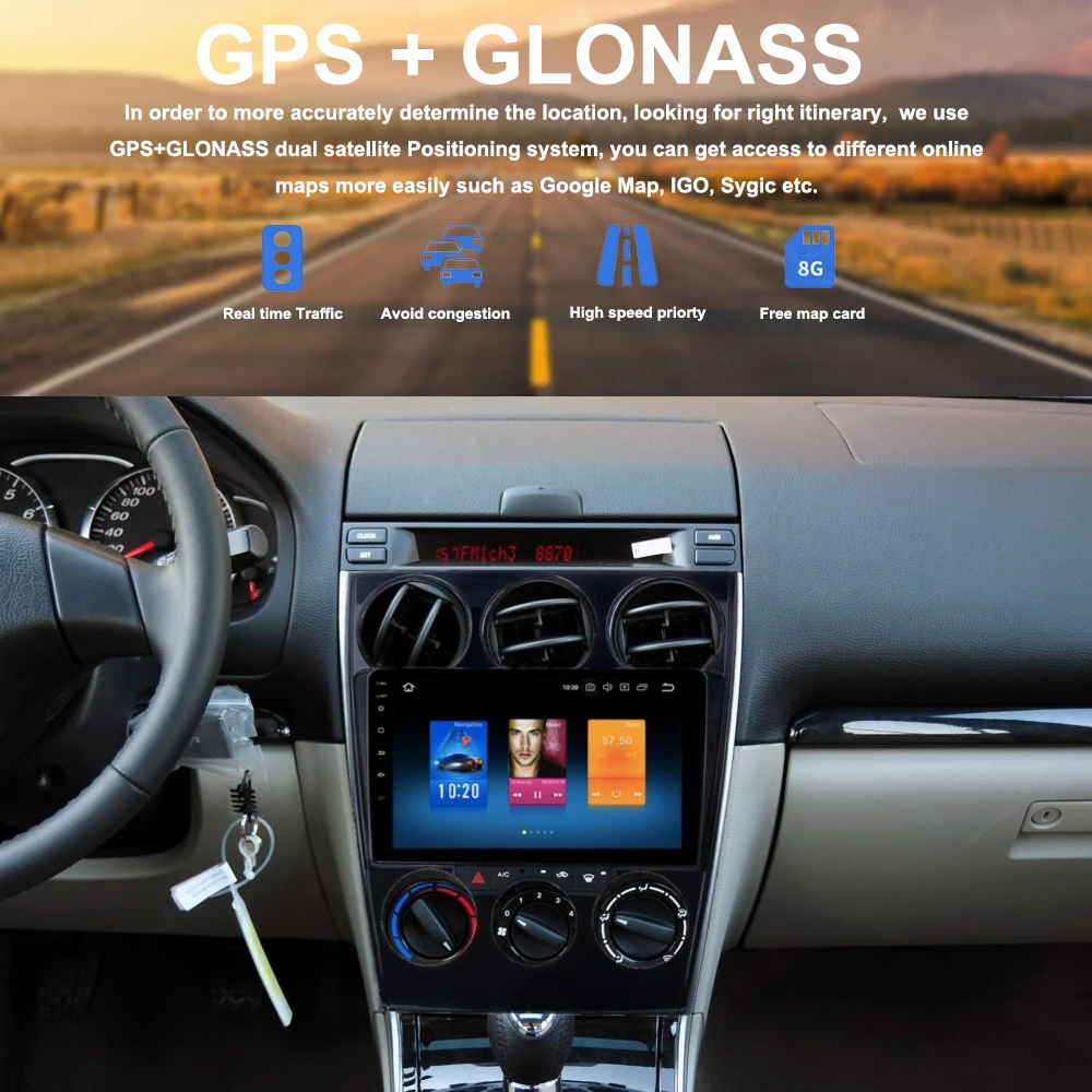 Mobil Multimedia Player untuk Mazda 6 