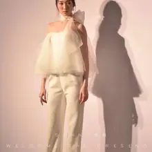 Весенние женские Топы+ штаны 2 шт наборы женские модные топы марлевые свободные женские костюмы