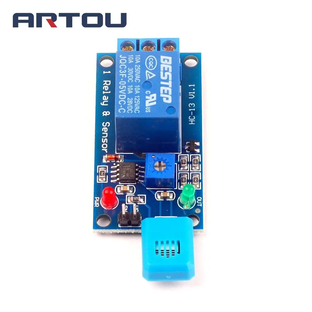 HR202 DC 5V 1 Channal 1CH чувствительный к влажности переключатель релейный модуль