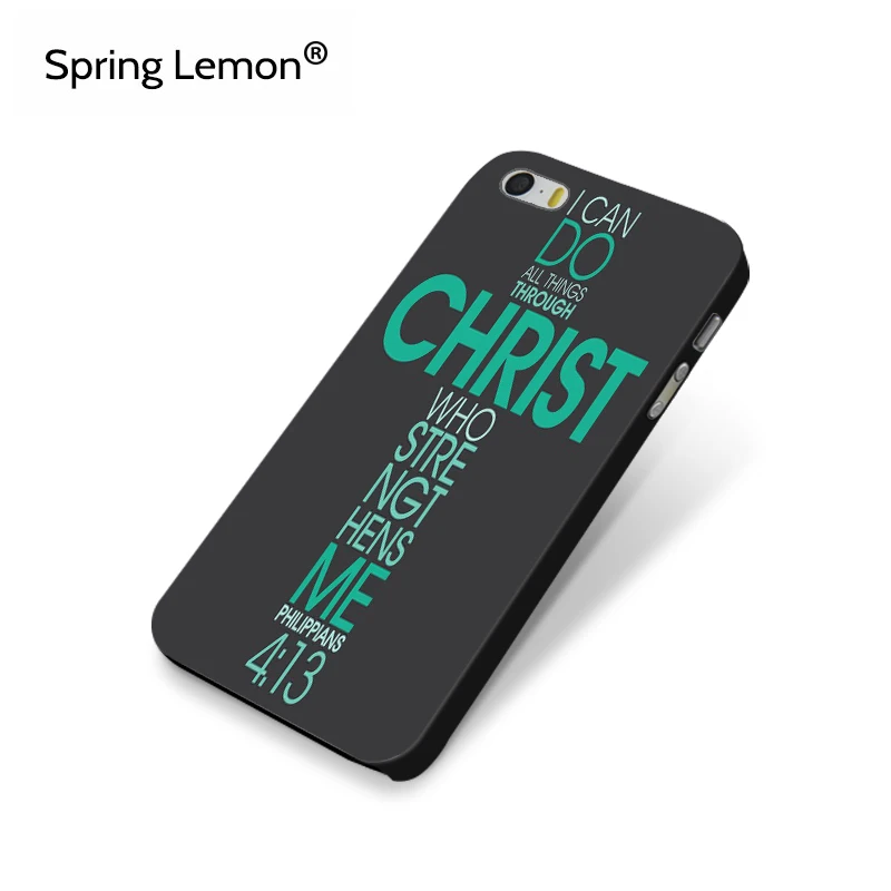 Bible Philippians Jesus Christ Christian Hard Protect Cell Phone Case